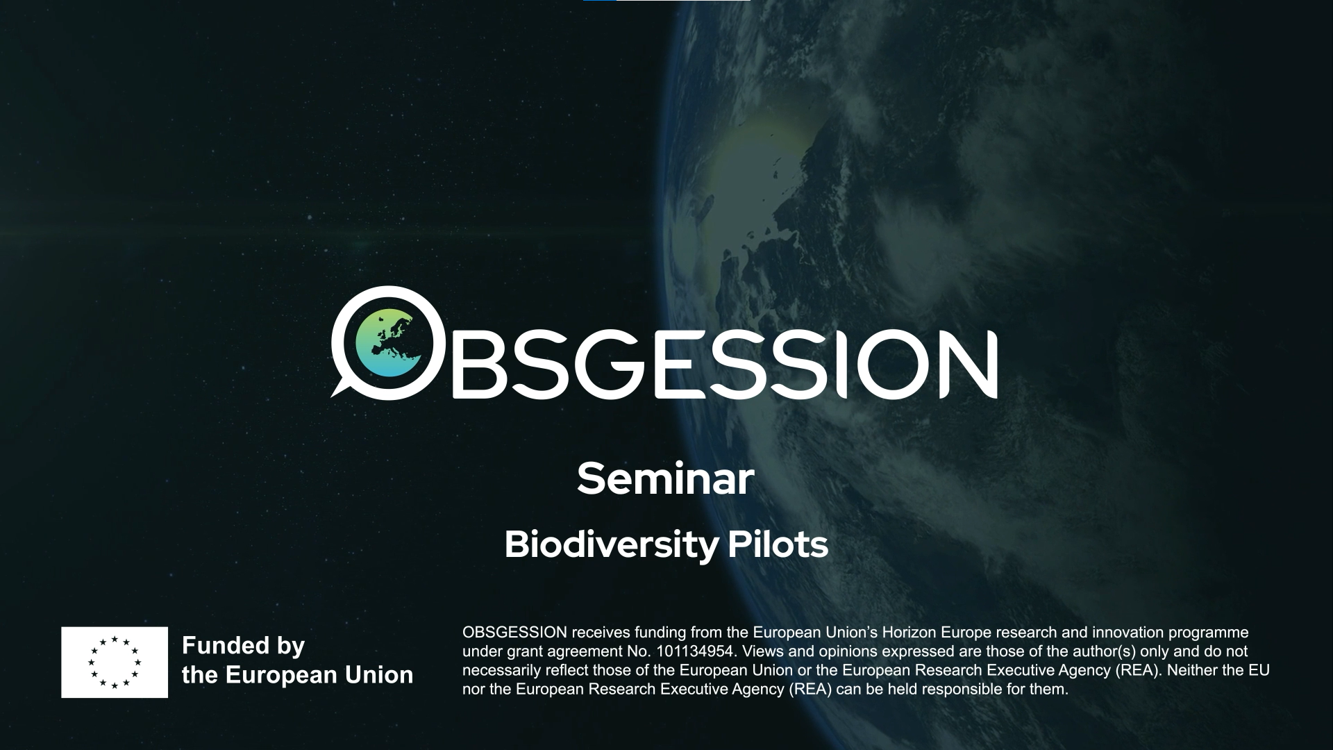 Biodiversity pilots: Internal OBSGESSION seminar