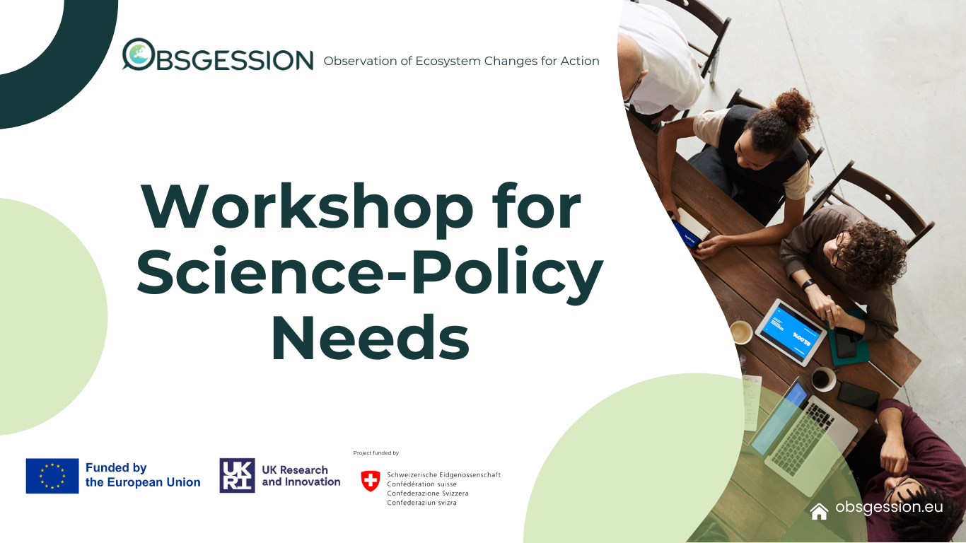 OBSGESSION workshop: Fostering Science-Policy dialogue