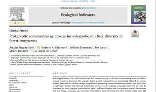 Soil to Soil: Using bacterial diversity to indicate forest soil biodiversity