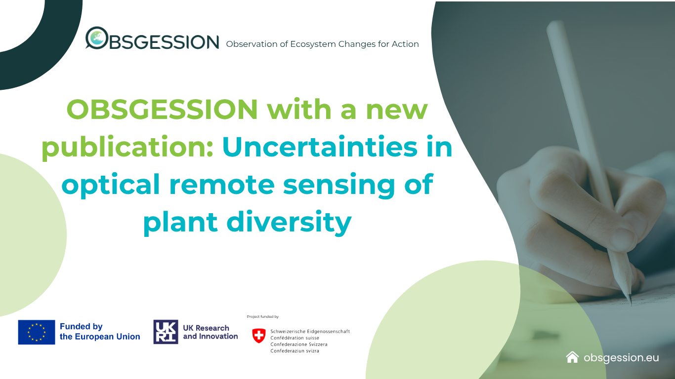 OBSGESSION-supported publication explores uncertainties in monitoring plant diversity from space