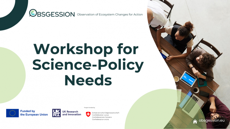 OBSGESSION workshop: Fostering Science-Policy dialogue