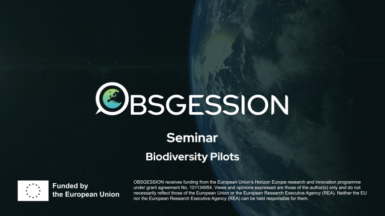 Biodiversity pilots: Internal OBSGESSION seminar